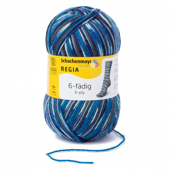 REGIA 6fädiges Sockengarn - 150g